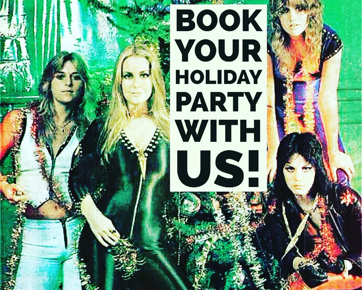 Time to start booking your holiday parties! Contact Tim slashrunbooking@gmail.com