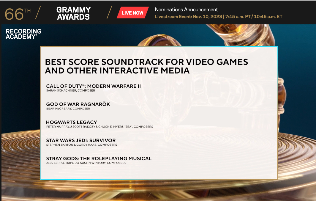awintory's tweet image. I'm beyond honored to see STRAY GODS nominated at the Grammys, above all because I get to share this with my wonderful friends from @TripodActual and @actualmontaigne. This was a quintessential team effort. ❤️❤️❤️❤️❤️❤️❤️