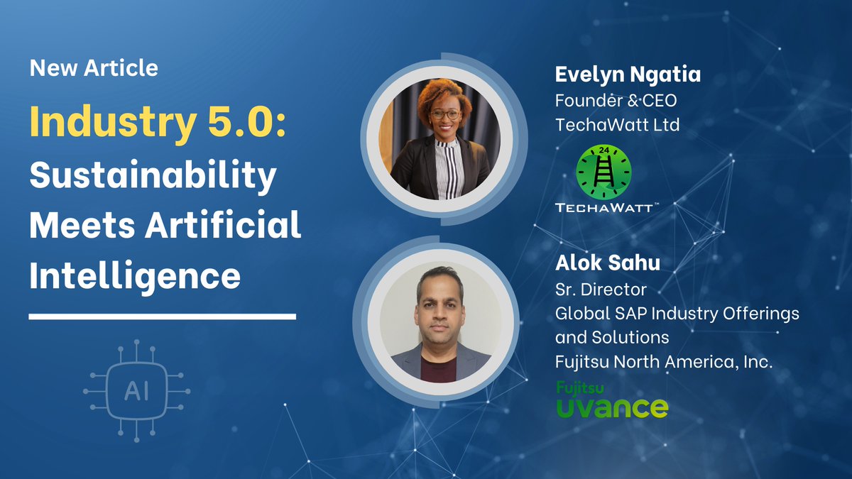 Evelyn Ngatia (@evelynngatia) on Twitter photo 🌱 Discover the next wave of manufacturing with this piece on #Industry5.0. I discuss this transformative era with Alok Sahu from <a href="/Fujitsu_Global/">Fujitsu Global</a>.
🔗linkedin.com/pulse/industry…
#Paid #FujitsuAmbassador #FujitsuSAP #Industry5.0 #AI #Sustainability #SustainableManufacturing 🌱 Discover the next wave of manufacturing with this piece on #Industry5.0. I discuss this transformative era with Alok Sahu from <a href="/Fujitsu_Global/">Fujitsu Global</a>.
🔗linkedin.com/pulse/industry…
#Paid #FujitsuAmbassador #FujitsuSAP #Industry5.0 #AI #Sustainability #SustainableManufacturing
