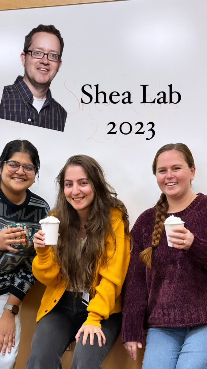 Hoda Tromblee (@hoda_jansari) on Twitter photo First annual (spontaneous) Shea lab hot cocoa party 🎉watched over by honorary <a href="/sheacshl/">Steve Shea</a> sticker 🫡 <a href="/neuro_kate/">Katie Day, Ph.D.</a> <a href="/sdnrhmn/">Sadia</a> First annual (spontaneous) Shea lab hot cocoa party 🎉watched over by honorary <a href="/sheacshl/">Steve Shea</a> sticker 🫡 <a href="/neuro_kate/">Katie Day, Ph.D.</a> <a href="/sdnrhmn/">Sadia</a>