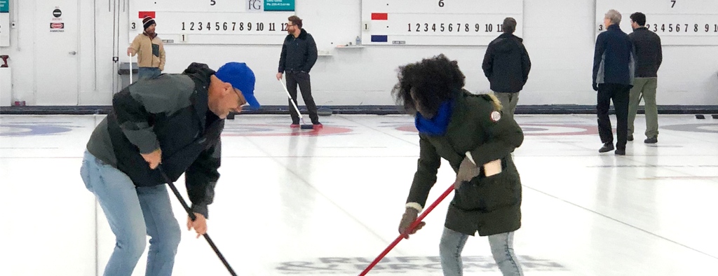 #FlashbackFriday to our #WI2018 in Victoria, Canada. Naturally, curling was on the agenda. Imagine the high jinks we will have in January in San Francisco! 

There are still a few spots remaining. Be sure and register for the #WI2024 today! 

#WinterInstitute #ExEd #ProDev