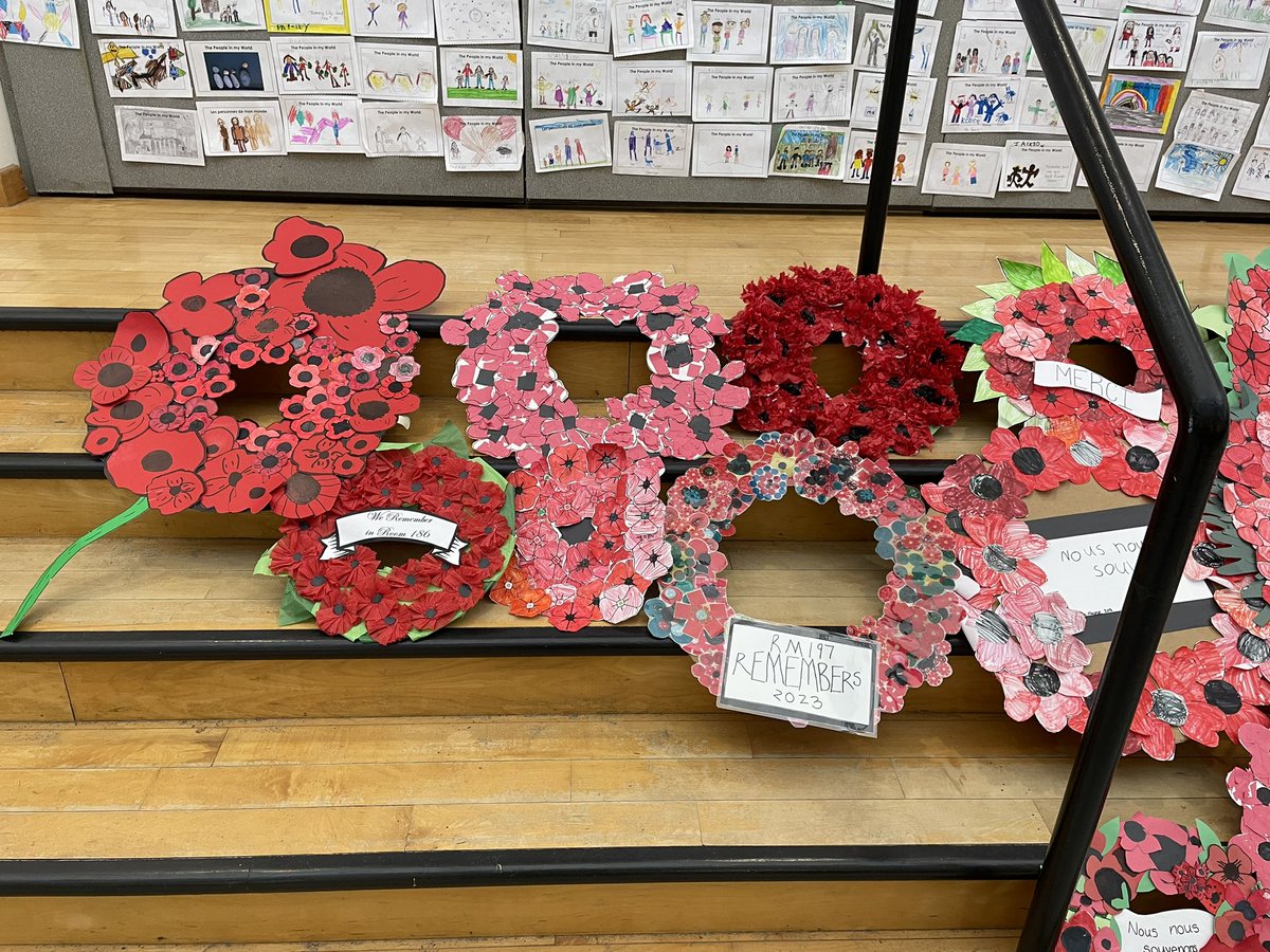 A moment when we pause in remembrance of the sacrifices made by Canadians who served during the two World Wars and other conflicts. #KPRLearns #Lestweforget @newcastle_ps