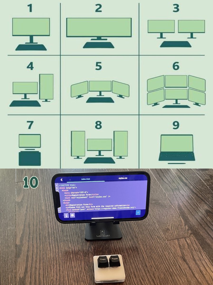 OnchainDevs's tweet image. What is your setup for programming??