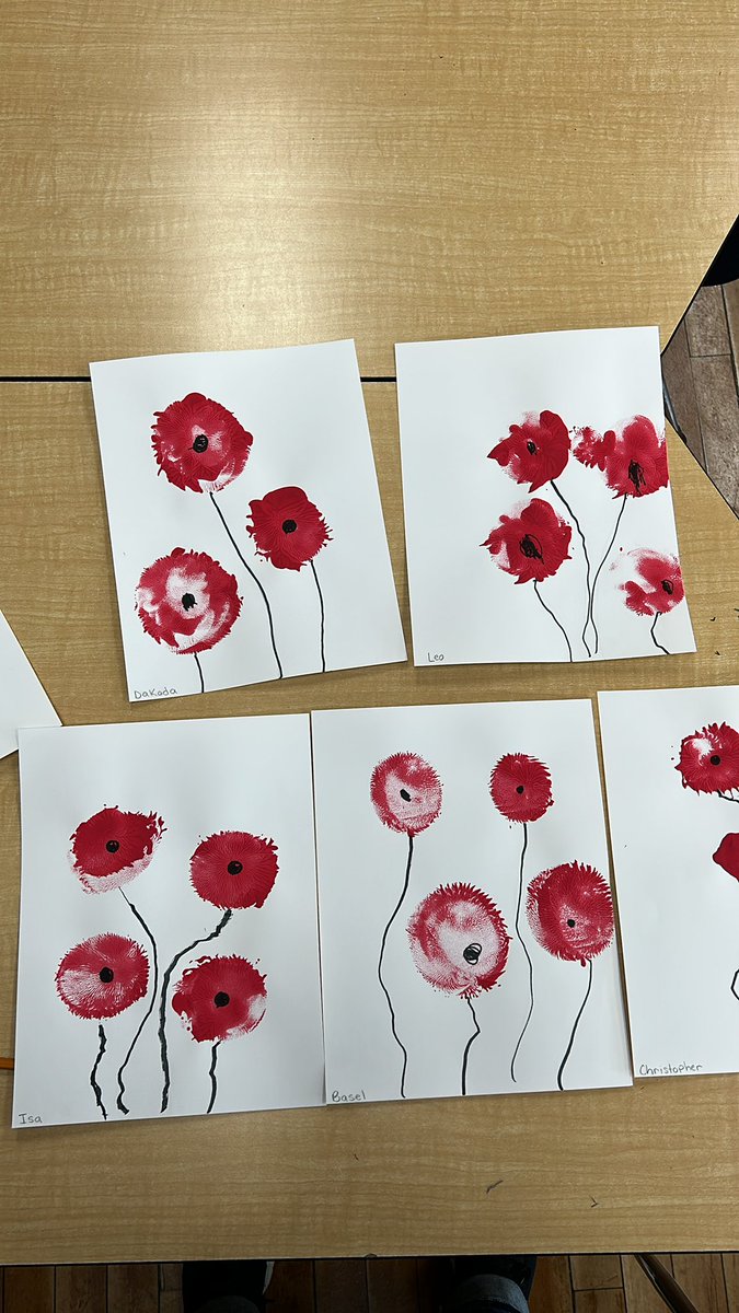 CabasClass's tweet image. Our Remembrance Day art turned out beautifully! @danielle_g_ece @QVPSVikings