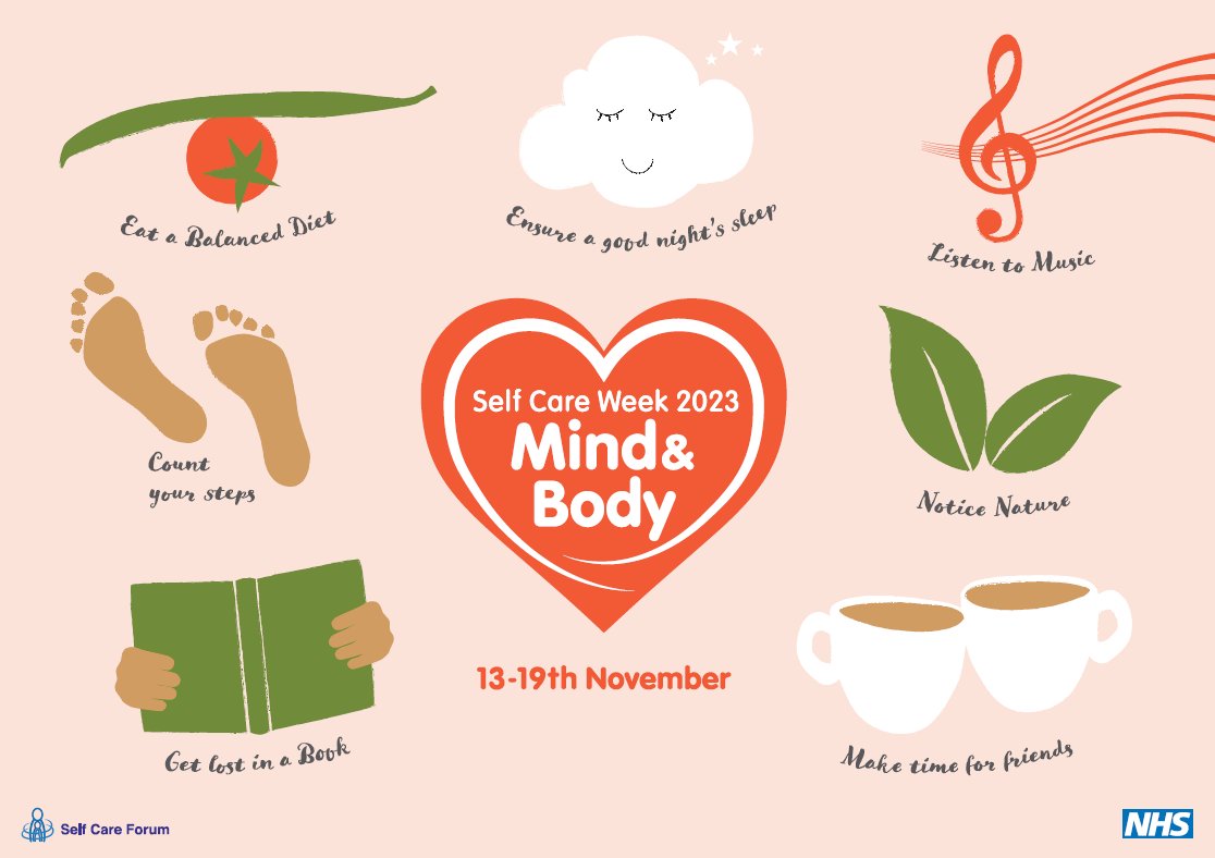 This week is #SelfCareWeek, a national awareness week to help people practice self-care.
It is about understanding and practicing activities that protect your physical health and wellbeing.
Take time this week to think about how you practice self-care.
selfcareforum.org/events/self-ca…