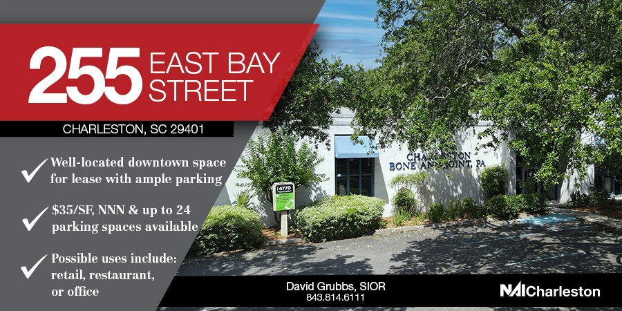 #FeaturedListingFriday: Excellently located ±4,730 SF single-story space #forlease in historic #downtownCharleston!  Property is surrounded by iconic restaurants, #retail & hospitality.

naicharleston.com/properties/?pr…

#CRE #commercialrealestate #office #charlestonsc #historiccharleston