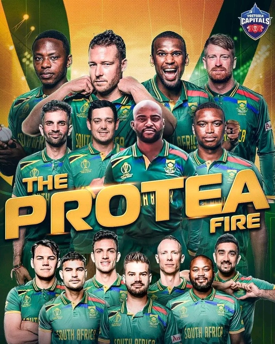 joy_zelda's tweet photo. RETWEET if you're Proud of the Proteas 

#ProteaFire Rassie Rabada #CWC23 https://t.co/vjhEyhHqTf