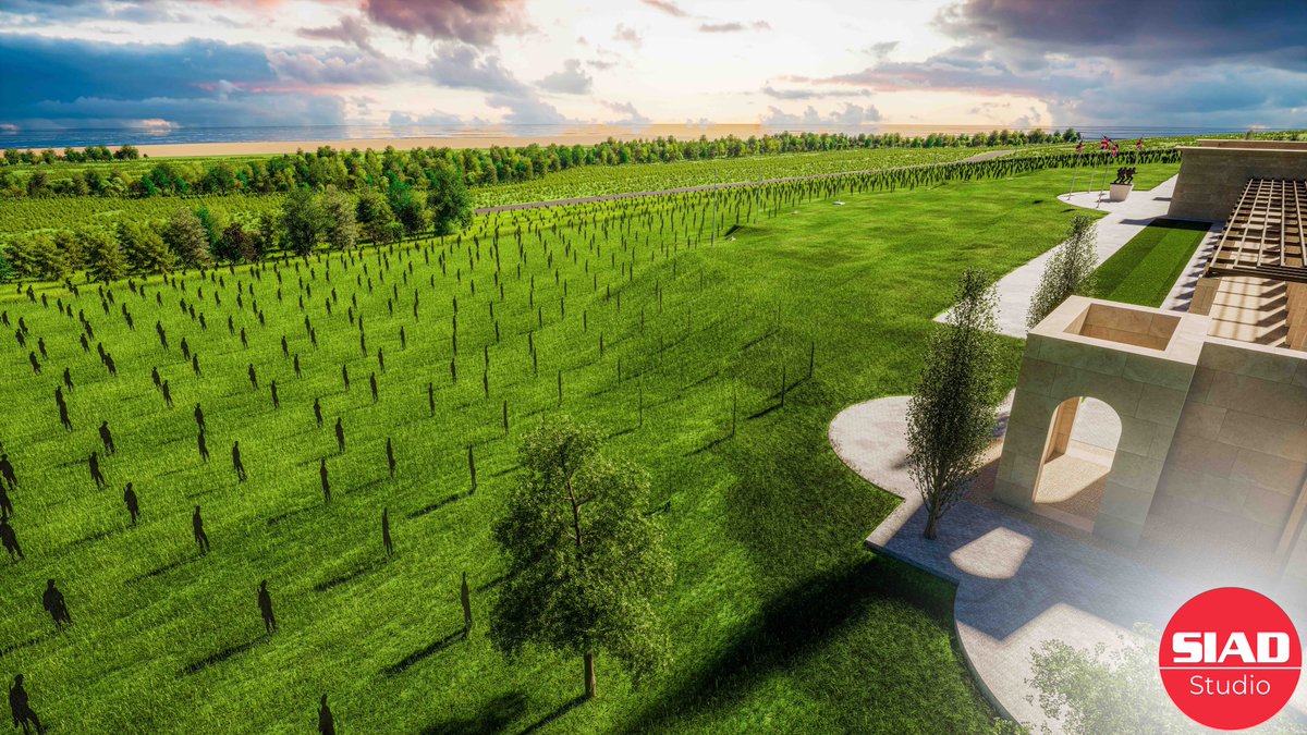 An art installation of 1,475 silhouettes of servicemen created by community project Standing with Giants will appear at the Memorial for D-Day 80. They represent the number of fatalities under British command on 6 June '44 &amp; will be installed next Spring. britishnormandymemorial.org/news-story/d-d…