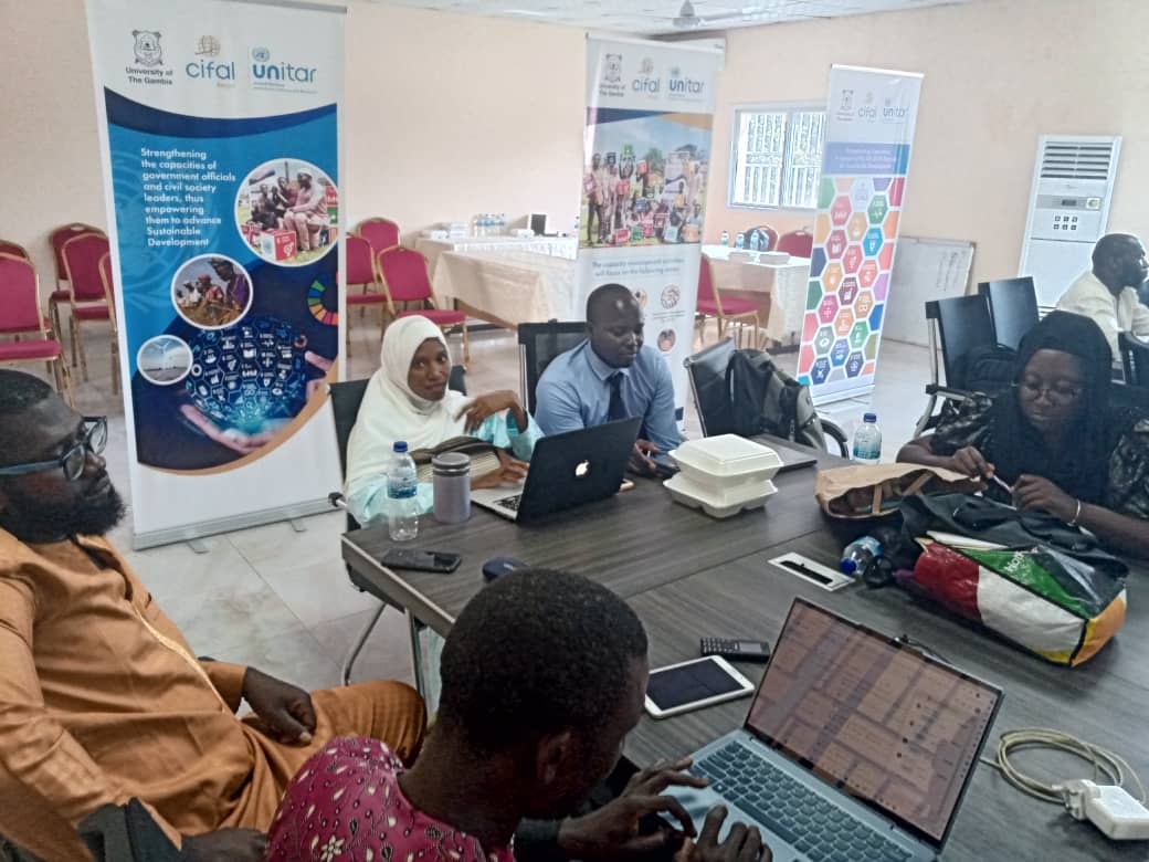 CIFALBanjul's tweet photo. #CIFALBanjul just concluded the 5-day #upskilling of #GBoS Staff on #Stata and #SPSS, which was designed in line with #UNITAR’s sound adult-learning pedagogical principles. 

All the best to the participants &amp; we'll continue to support #GBoS when needed @UNDP_TheGambia @UNGambia https://t.co/81sc29jh1a