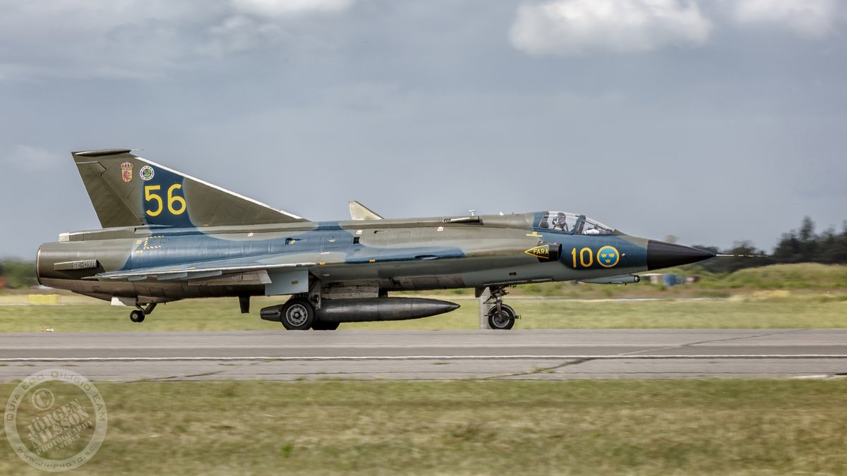 Swedish Air Force Historic Flight´s #SAAB J 35J Draken.
#FighterFriday