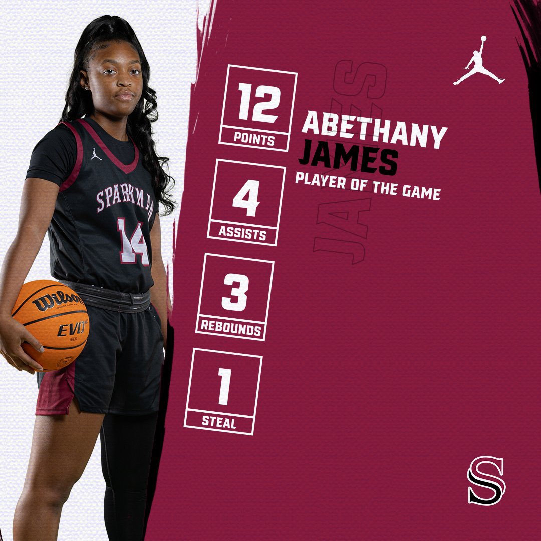 SparkmanGirlsBasketball (@sparkmangirlsbb) on Twitter photo Last nights player of the game goes to <a href="/abethany_14/">Abethany James</a>.
Quick Fact: Abethany is currently shooting 40% from behind the arc!
#WeAreSparkman Last nights player of the game goes to <a href="/abethany_14/">Abethany James</a>.
Quick Fact: Abethany is currently shooting 40% from behind the arc!
#WeAreSparkman