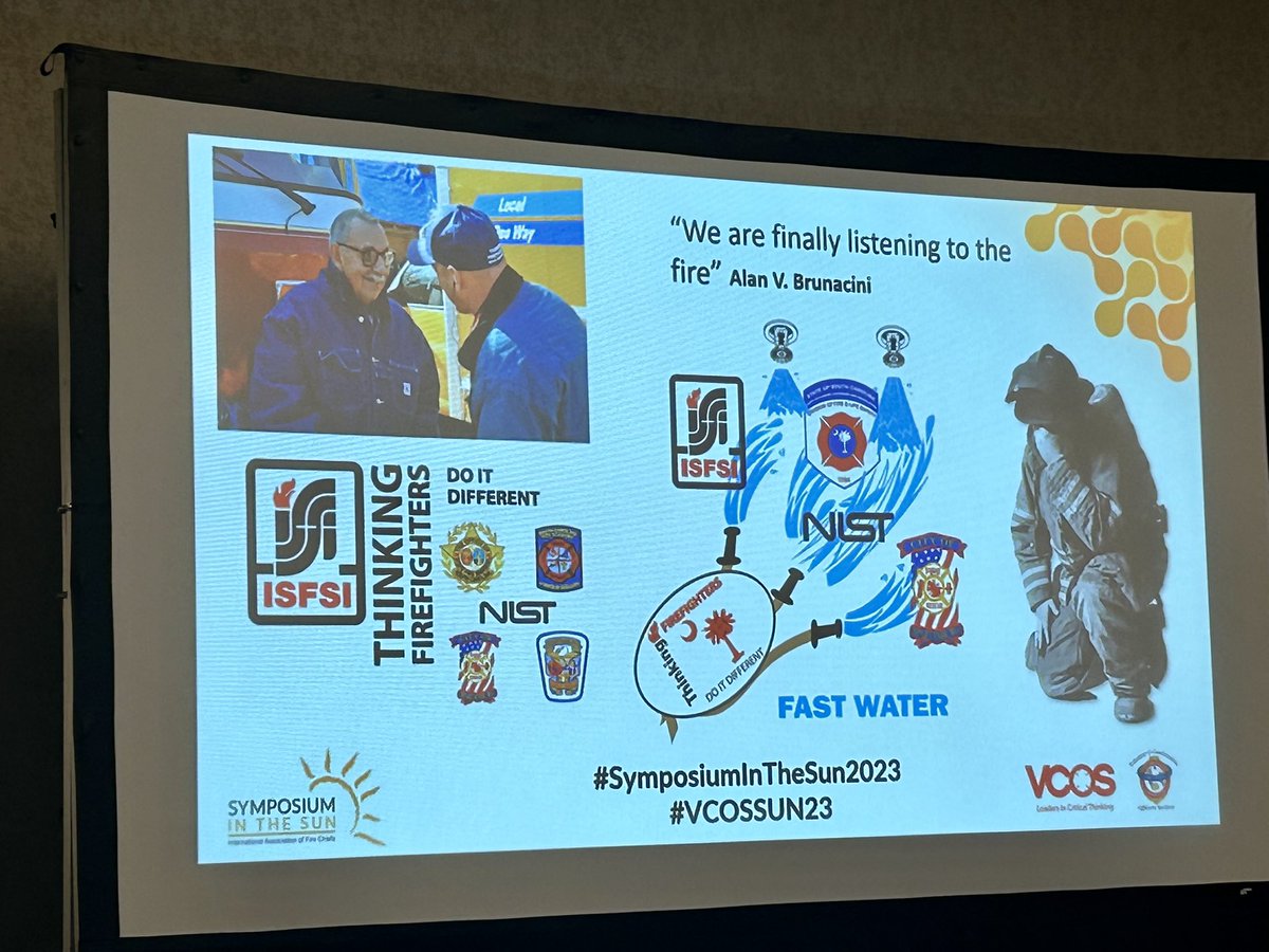 @IAFC_VCOS attendees learning from @Firefrank76 & @chiefrays at #vcossun23 #BigBoxFires #HighRiseTragedies #LessonsLearned #fastestwater @NFSAorg @FDNY #ResearchToo #ThinkingFirefightersDoItDifferent #PullUpHookUp @FireInstructors