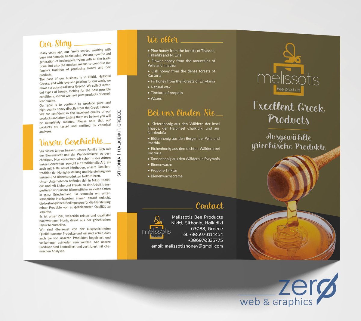 ZeroWebGr's tweet image. Σχεδίαση και εκτύπωση του φυλλαδίου Α4 για την εταιρεία @melissotis στη Νικήτη Χαλκιδικής.

portfolio link:
zeroweb.gr/portfolio/fyll…
----------
🔍 zero web &amp;amp; graphics
☎️ +30 23730 65874
📌Νέα Μουδανιά Χαλκιδικής
#GraphicDesign #A4 #flyer #beeproducts #honey #halkidiki #zeroweb 🇬🇷
