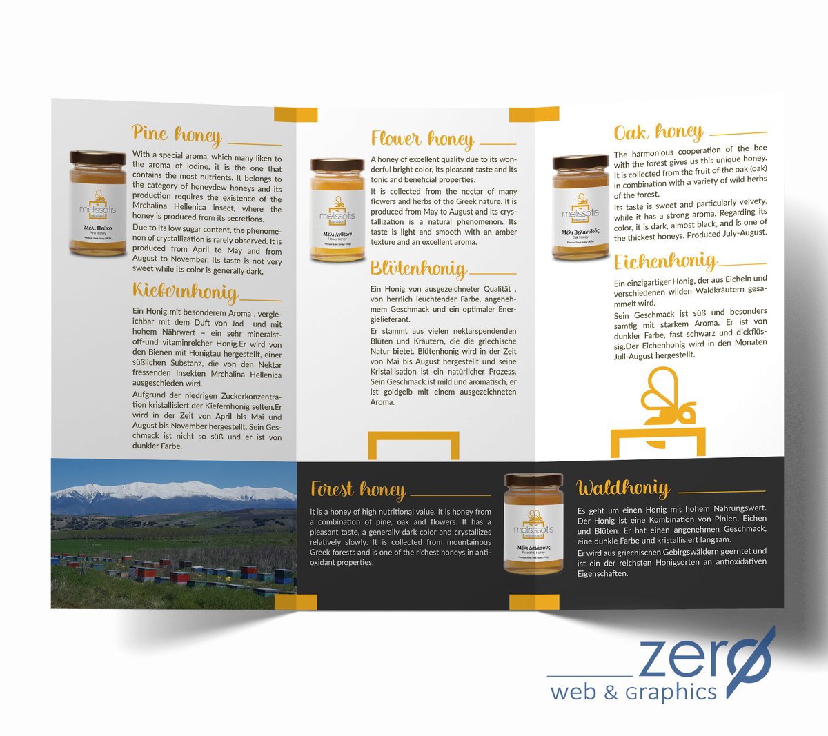 ZeroWebGr's tweet image. Σχεδίαση και εκτύπωση του φυλλαδίου Α4 για την εταιρεία @melissotis στη Νικήτη Χαλκιδικής.

portfolio link:
zeroweb.gr/portfolio/fyll…
----------
🔍 zero web &amp;amp; graphics
☎️ +30 23730 65874
📌Νέα Μουδανιά Χαλκιδικής
#GraphicDesign #A4 #flyer #beeproducts #honey #halkidiki #zeroweb 🇬🇷