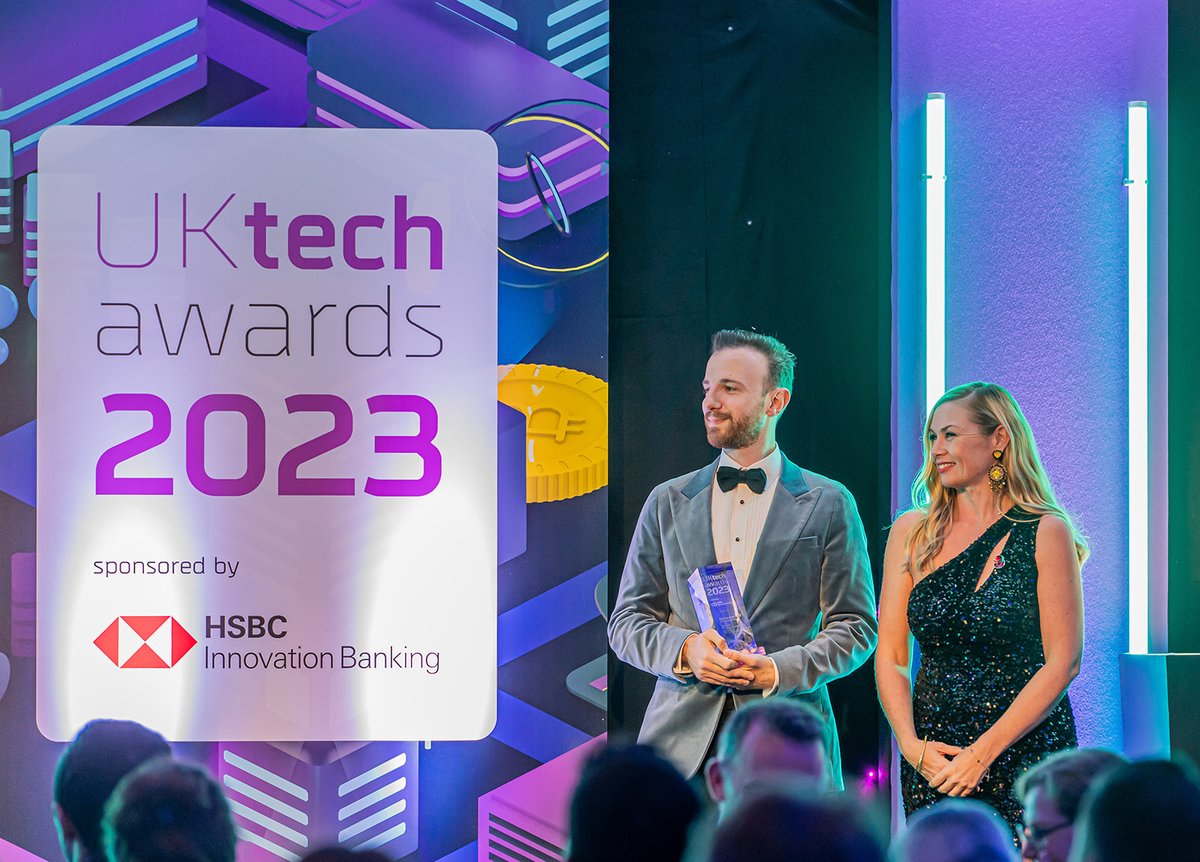 Congratulations to all the winners of the @UKtech_awards 2023! Special shout out & congratulations to the 2023 #Tech CEO of the year, Elona Mortimer-Zhika, @IRISSoftwareGrp. Proud to partner with the #UKtech23 & bring the ecosystem together to celebrate success.