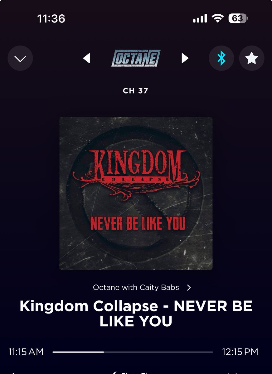 Appreciate you spinning my anthem of 2023 ⁦<a href="/CiBabs/">Caity Babs</a>⁩ 🚫😎 Turned up all the way at the office and #IDGAF 🤘🏻 More of #NeverBeLikeYou by ⁦<a href="/kingdomcollapse/">Kingdom Collapse</a>⁩ please ⁦⁦<a href="/SiriusXMOctane/">Octane</a>⁩ #KingdomCollapse #siriusxmoctane #biguns
