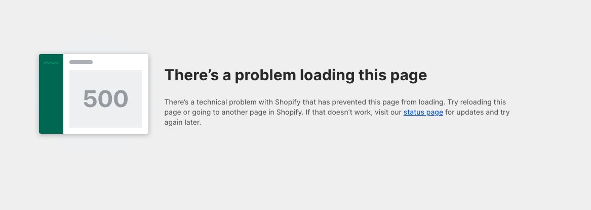 anyone else whole shopify is down? POS + Website? <a href="/ShopifySupport/">Shopify Support</a>