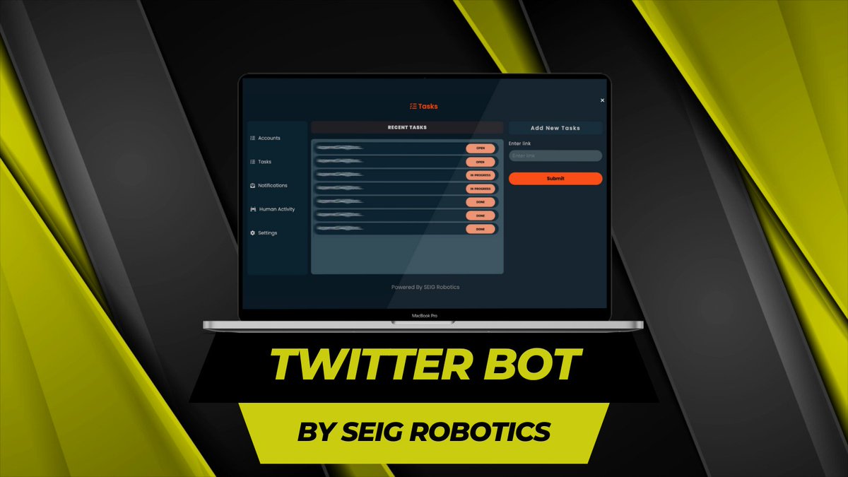 Buy our Twitter Bot for just $29/Month now! (Lifetime Version also available) Shop: whop.com/twitter-bot Features: ✅ Add unlimited accounts ✅ Run unlimited tasks ✅ Proxy support ✅ Advanced task settings ✅ Notification-Check ✅ Human Activity ✅ Auto-Follow