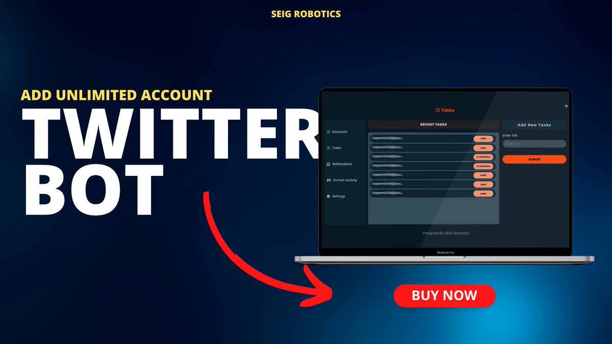Buy our Twitter Bot for just $29/Month now! (Lifetime Version also available) Shop: whop.com/twitter-bot Features: ✅ Add unlimited accounts ✅ Run unlimited tasks ✅ Proxy support ✅ Notification-Check ✅ Auto-Follow