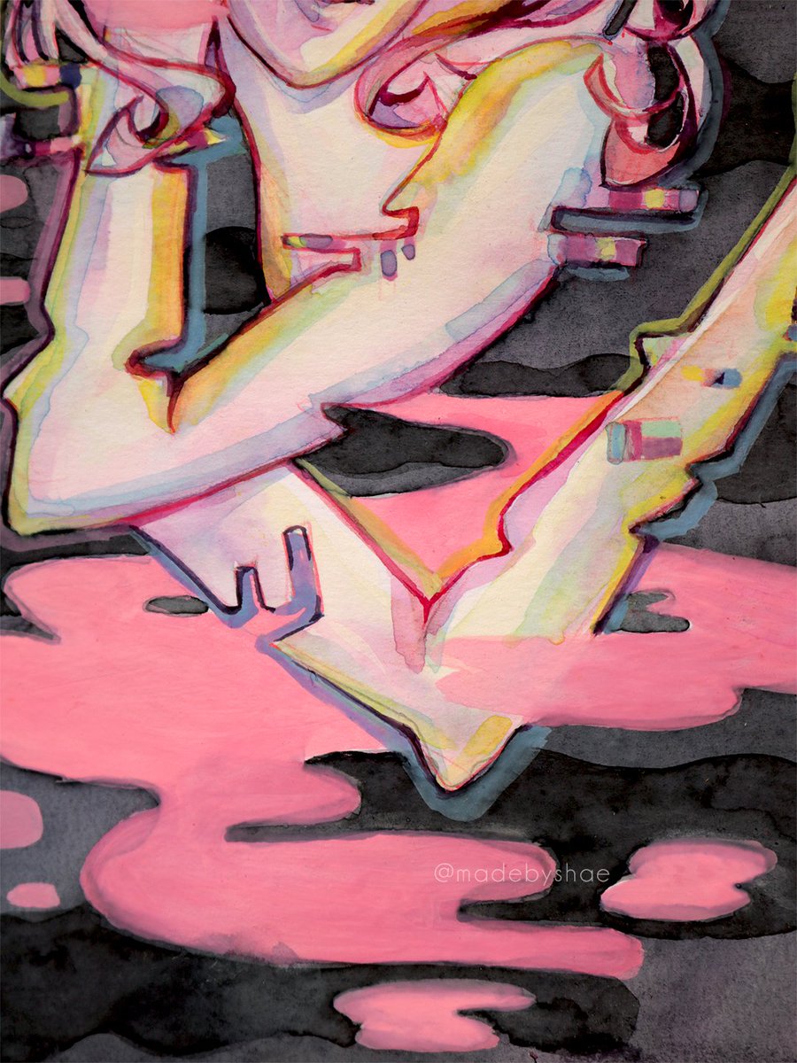 tearmizuart's tweet image. Inktober 9 : Confusion. The fog of confusion is riddled with half truths. #art #twitterartist #illustration #surrealism #surrealart #painting #illustration