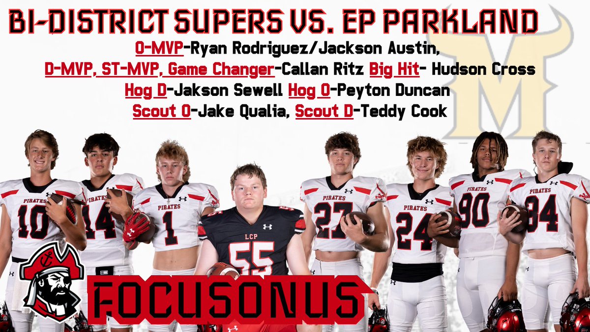 Big Bi-District Win last night vs. EP Parkland. Super team effort led by these guys. On the Area Round next week. Go Pirates! <a href="/HubCityPrepsLBK/">HubCityPreps.com</a> <a href="/806hsscmedia/">Jasone Pearson</a> <a href="/806pics/">806 Pics</a> <a href="/askfungo/">Fungo Productions</a> <a href="/pixel5_/">Aaron Baxter</a> <a href="/KLBKsports/">KLBK Sports</a> <a href="/pchristy11/">Pete Christy</a> <a href="/CollieronTV/">A David Collier</a> <a href="/AthleticsLCP/">Lubbock-Cooper ISD Athletics</a> @lcp_coachpo <a href="/ChrisLevel/">Chris Level</a>