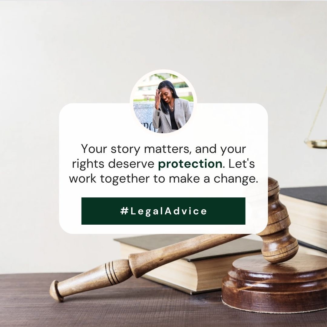 ❗️NEVER UNDERESTIMATE THE POWER OF YOUR STORY❗️
Whether you're a startup entrepreneur looking to secure your brand's future or a private individual seeking legal guidance, your needs require a trusted advocate to support your best interests.