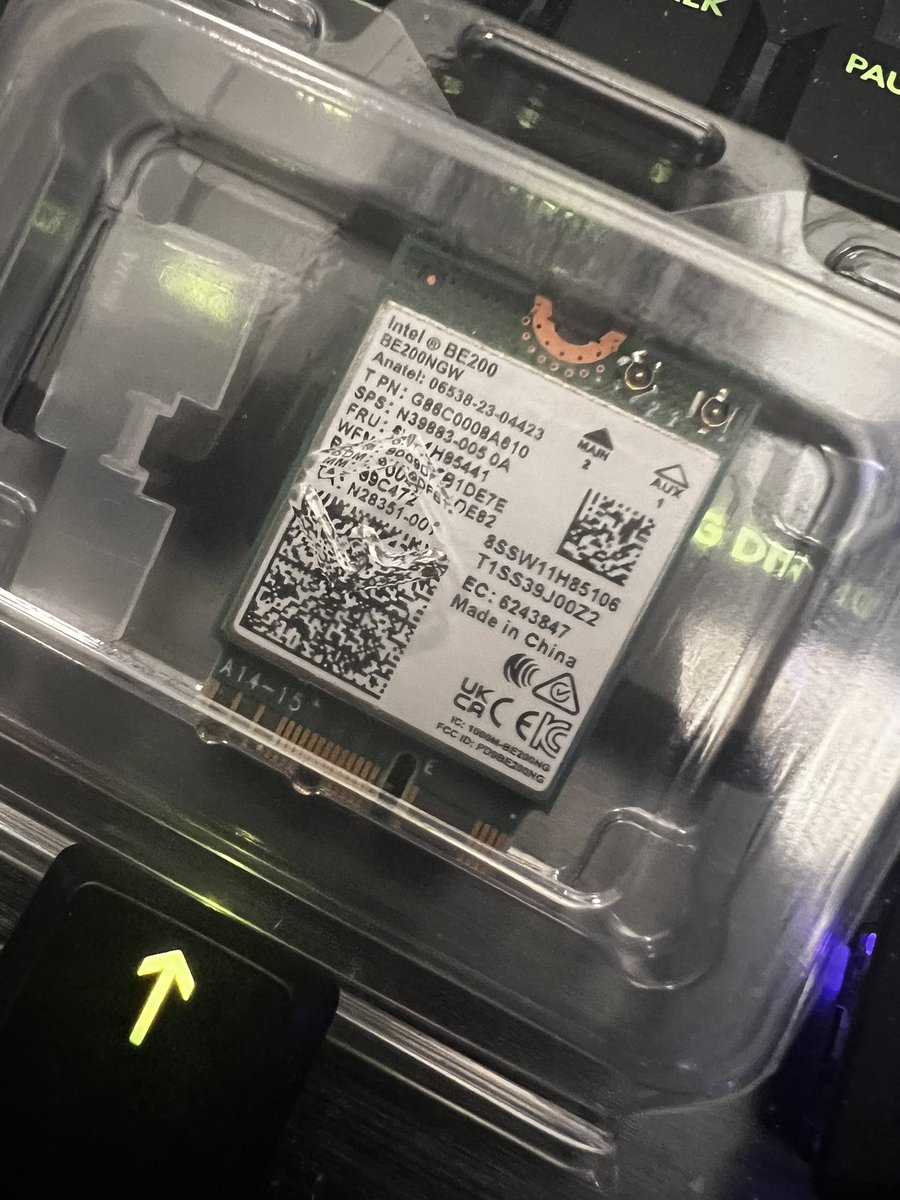 mrTeigen's tweet photo. Ordered this 9 days ago! That did not take long! Wow! Now, who will send me a 16x16 on all bands Wi-Fi7 AP ππ
#WirelessIsFun @CiscoChampion https://t.co/shvZu7Q13D