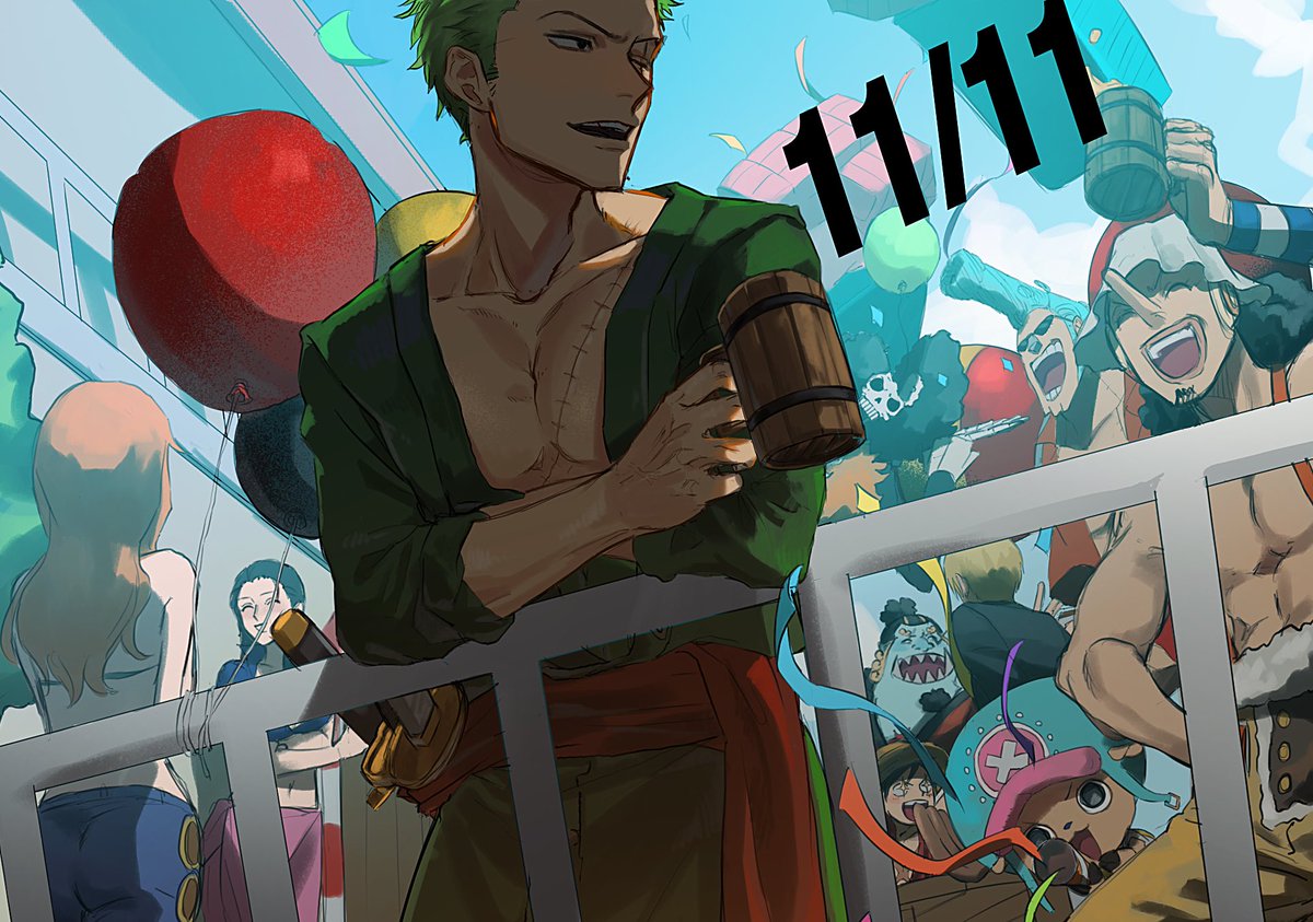#ロロノア・ゾロ誕生祭2023
おめでとうございます🎉🎉🎉