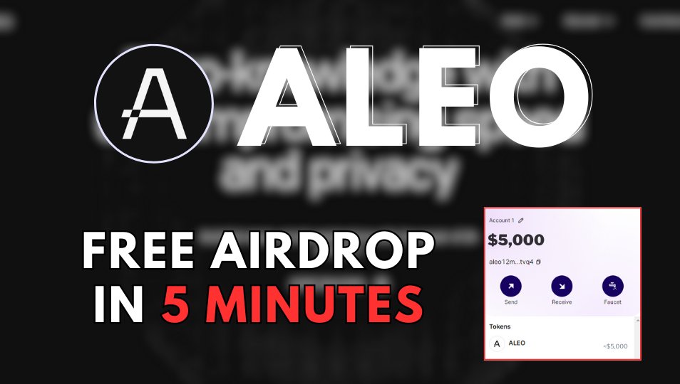 rektfencer's tweet photo. $ALEO token confirmed and raised $298M🔥

Want to secure your share of the $ALEO airdrop? There's ONE FREE ACTION you need to take.

Don't wait, mainnet will launch in Q1 2024 👇🧵 https://t.co/zDr9VByM0y