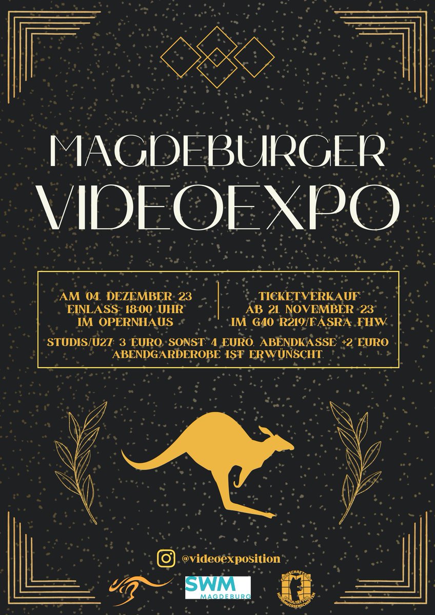 Einladung zur "Videoexpo 2023" an der Uni Magdeburg: 04.12.2023, 19h, Stadttheater/Opernhaus Magdeburg! 

lpm.medienbildung.ovgu.de/2023/11/10/ein…

#medienbildung #medienpädagogik #gmk #ovgupresse #medienpaed #magdeburg #okmagdeburg #videoexpo #ottostadt #SWM_Magdeburg