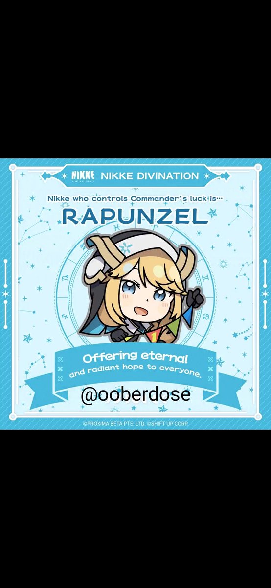 ooberdose's tweet photo. @NIKKE_en #NIKKE1stAnniversaryDivination https://t.co/7mDaHF42V5