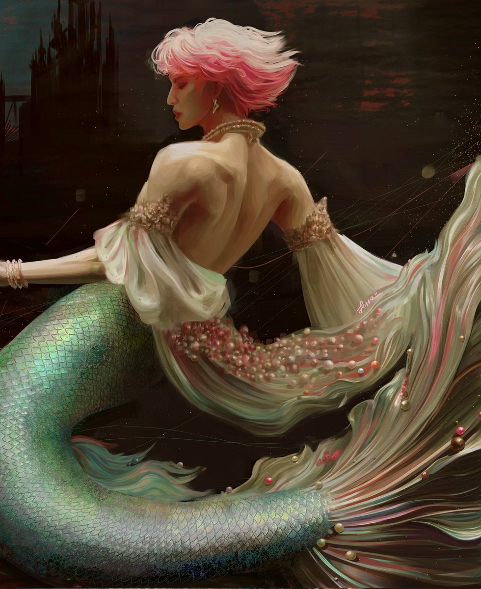Little mermaid Ariel × Seonghwa🧜‍♂️ #ATEEZ #ATEEZfanart #SEONGHWA #art #DigitalArtist #digitalartwork #drawing #digitaldrawing #Mermaid #ATINY