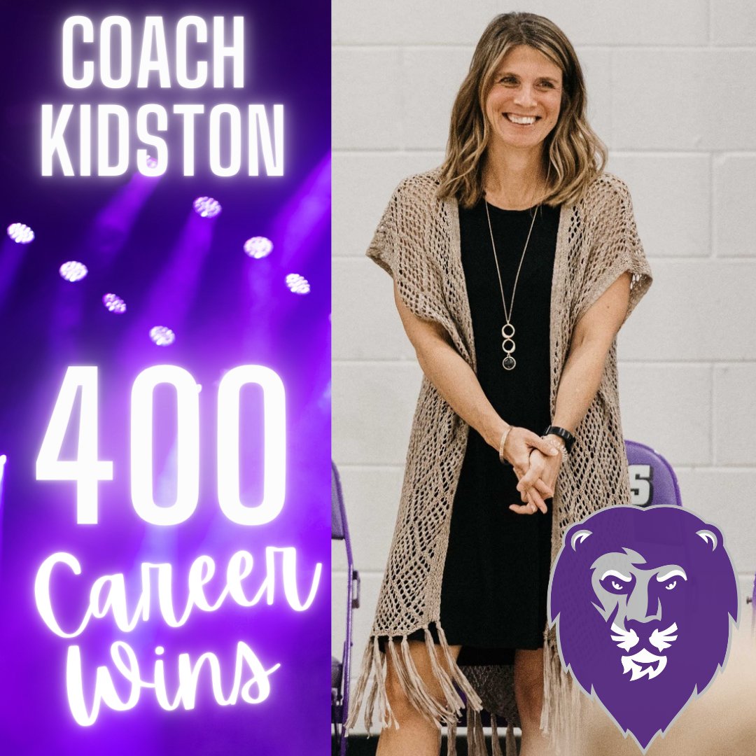 Hey LION NATION - Congratulations to Coach Alicia Kidston in her 400th WIN at the State Tournament today!!  We are so proud to have her here at LuHi - GOOD LUCK AT STATE COACH!!!