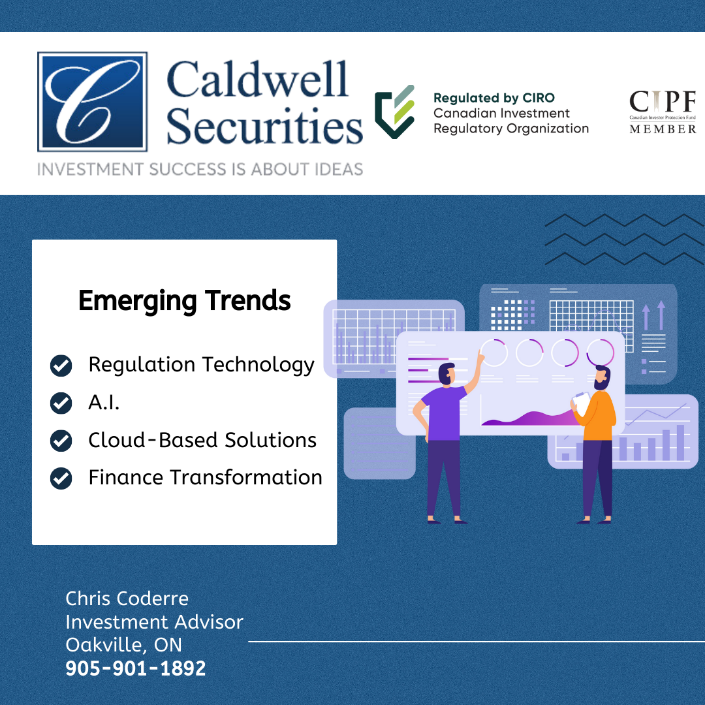 CCoderreWealth's tweet image. Canada's financial sector is evolving rapidly!
Stay informed about emerging trends like A.I., regulation technology, and cloud-based solutions.
Your financial success depends on staying ahead.
#FinancialTrends #StayInformed #CaldwellSecurities #Oakville #Burlington