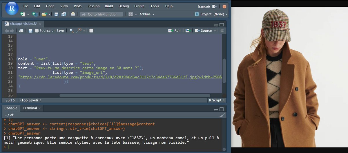 Les nouveautés dans l'API d'OpenAI sont assez incroyables 🤯
Par exemple, pouvoir décrire ou poser des questions sur des images en masse, c'est top !