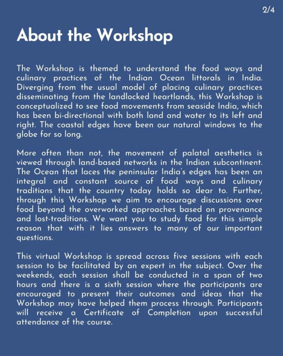 riyazyamish's tweet photo. An exciting workshop to think, engage and travel along the diverse foodscapes and culinary crossroads. Welcome to sessions exploring the aesthetics, history, and narratives of food and its entangled world. 

I lead a session: ‘mobile foodscapes &amp; hajj’

Sign up and stay tuned! https://t.co/GJtydTlYKP
