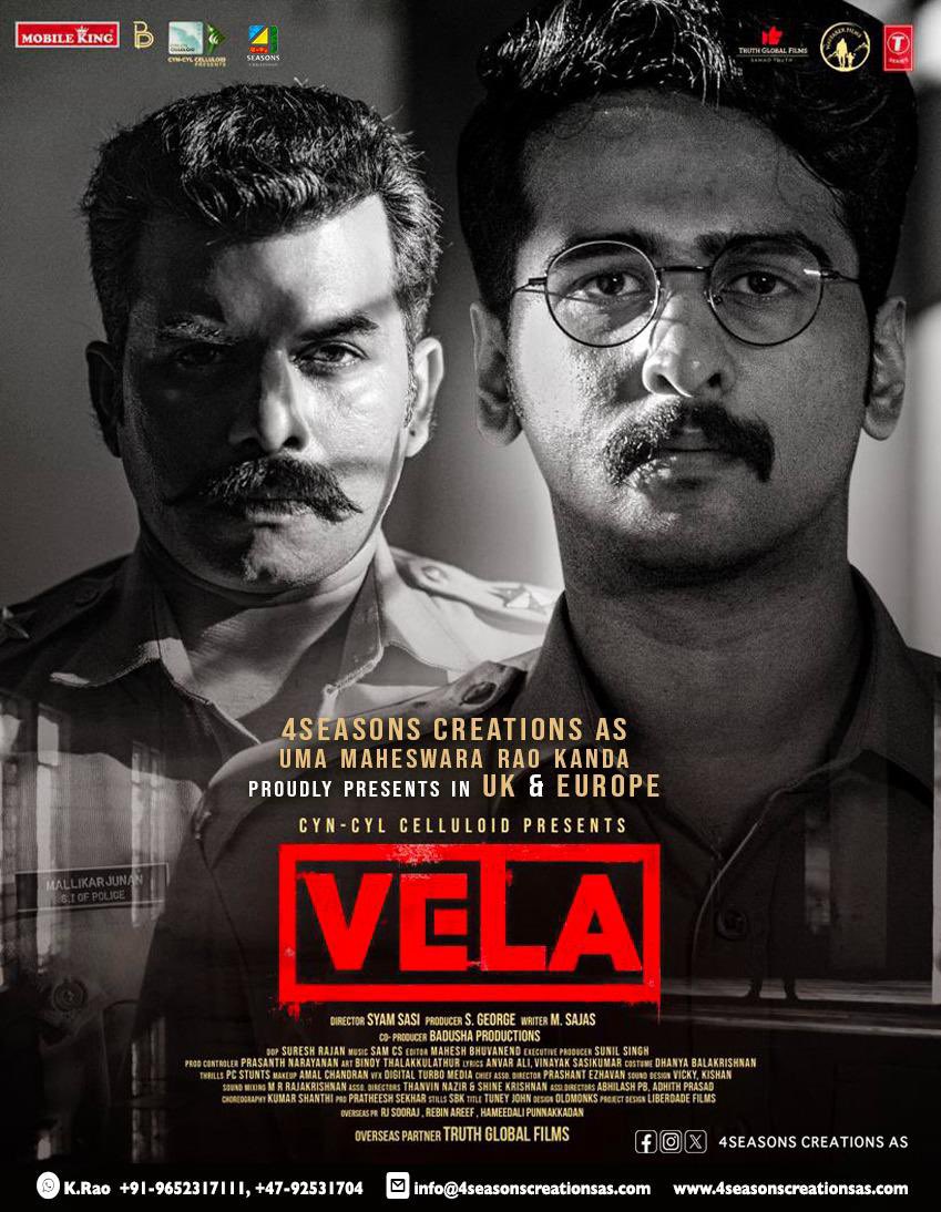 Truthglobalofcl's tweet photo. #VELA Reporting Soon in UK & EUROPE through 4Seasons Creations as Uma Maheswara Rao Kanda
@4SeasonCreation ✨
#VelaMovie #ShaneNigam #SunnyWayne #GeorgeS #SamCS #SyamSasi #MSajas #CynCylCelluloid #BadushaProductions #SamadTruth #TruthGlobalFilms #WayfarerFilms https://t.co/Hr11FwziCX