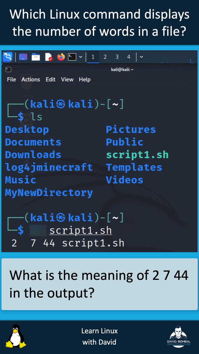 davidbombal's tweet image. You need to learn Linux!

#Linux #KaliLinux #Ubuntu #hacking #Cybersecurity #infosec #cyber