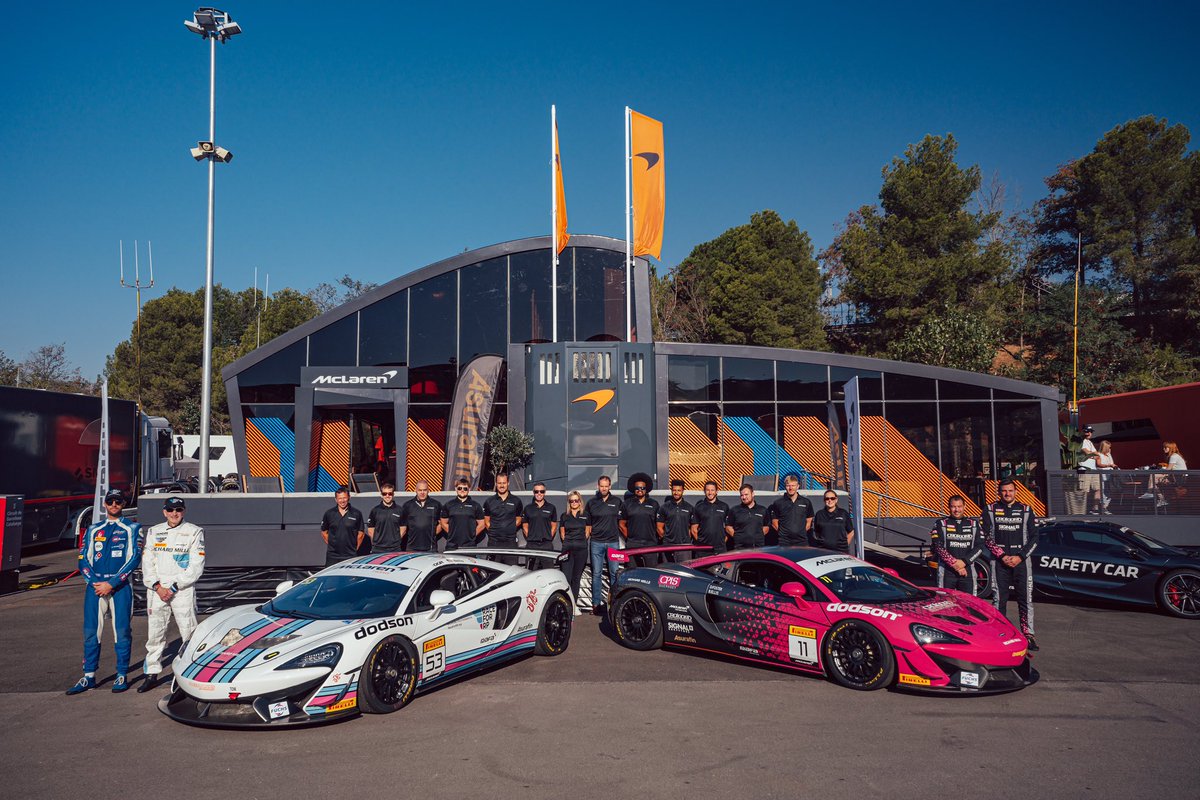 We would like to thank our hardworking McLaren Trophy team for our successful debut in Barcelona.