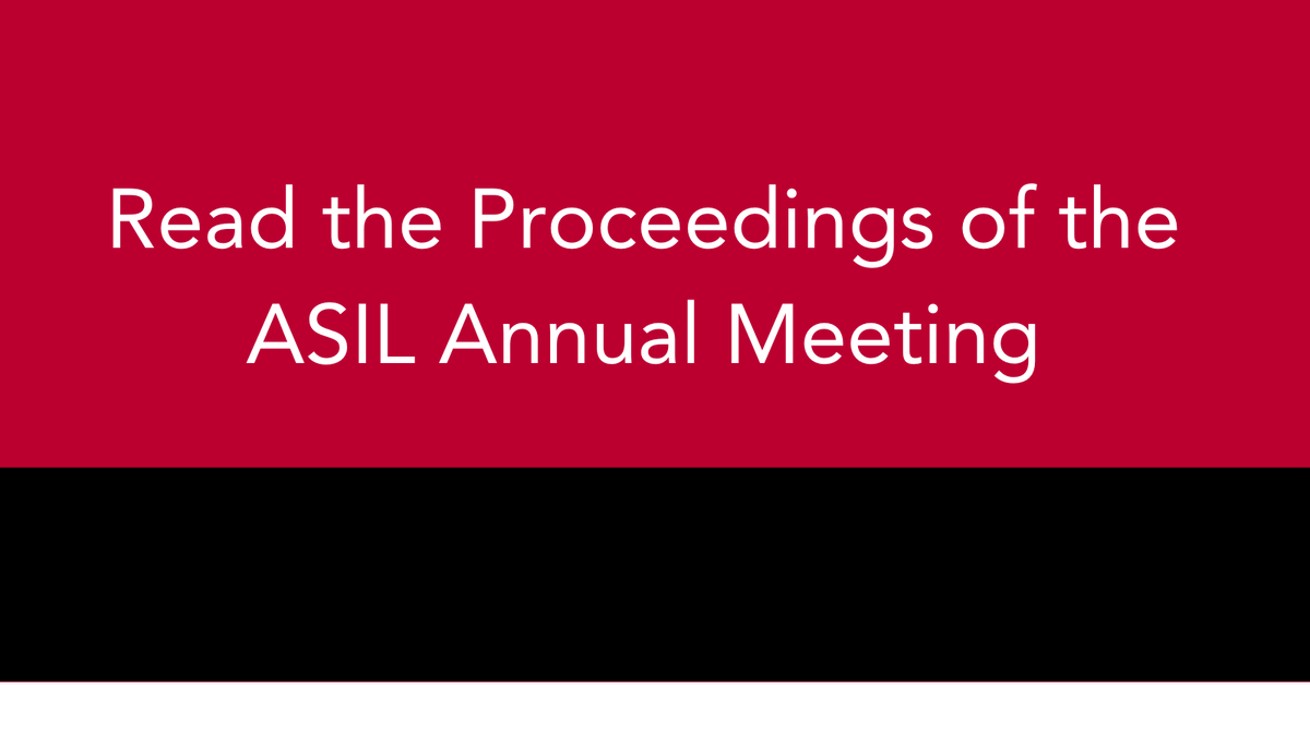 CUP_Law's tweet image. Those attending the #ASILMYM (or those who can&apos;t make it this year!), you can find the Proceedings of previous #ASILAM all in one place: cup.org/3SkKT5Z