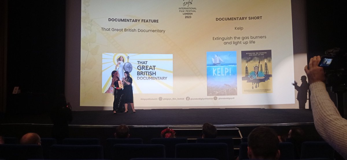 Yes @JOANJOANLONDON winner of #Best #British #Documentary @LondonBigSynFF bless you 🙏