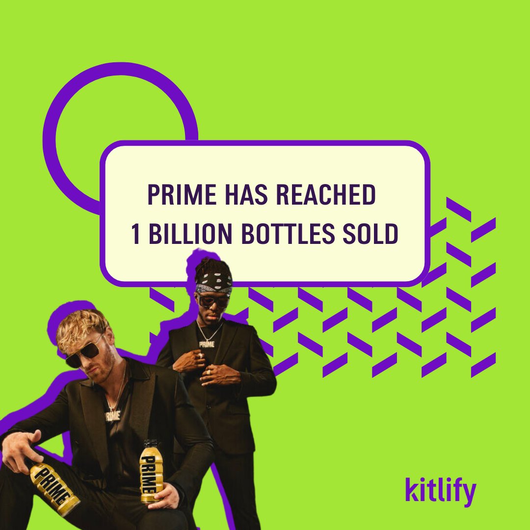 Did you know <a href="/PrimeHydrate/">DrinkPrime</a> has reached 1 billion bottles sold in only 2 years? 💥 It's the fastest growing beverage in history. 

<a href="/LoganPaul/">Logan Paul</a> &amp; <a href="/KSI/">ksi</a> taught us a great lesson:
When your followers are your potential customers you can do amazing things.
So they did it!

#influencers