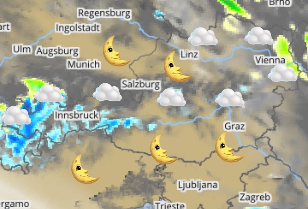 Morgen Abend Chancen auf Polarlichter. 🌌
-> schwächer als letztes Mal: Sonnensturm-Stärke ~G2 vs. ~G4 damals
-> mehr Wolken als letztes Mal. In der Grafik eingezeichnet, wo es besser ausschaut und wo schlechter
-> kurzfristiges Monitoring dann z.B. hier: aurora.mtwetter.de/realtime_map.p…