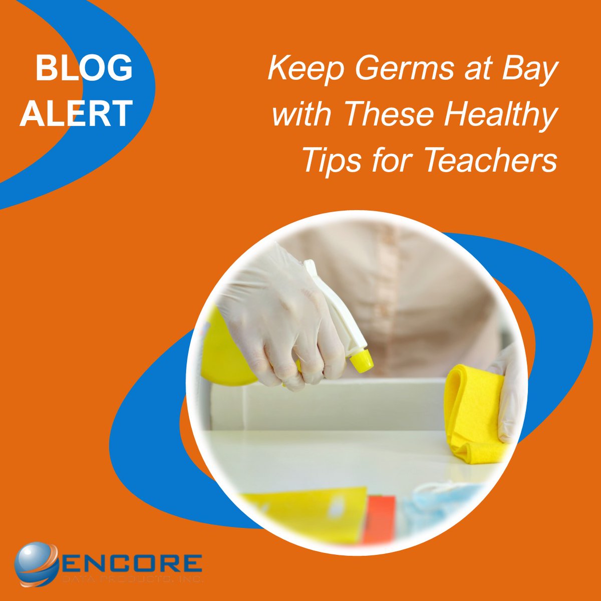 EncoreDataProd's tweet image. BLOG ALERT: Discover practical ways to create a safe and thriving classroom environment, as well as share some helpful strategies for K-12 teachers on how to keep students healthy throughout the school year. READ encoredataproducts.com/news/keep-germ…