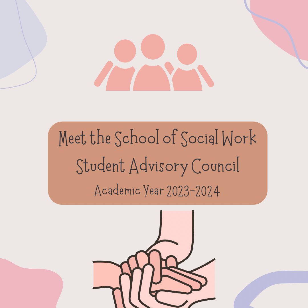 SSUSocialWork's tweet photo. Introducing the 2023-2024 School of Social Work Student Advisory Council: Uchenna Uzoma, Pamela Gagnon, Shane Beckmann, Valerie Galvao, and Julia Gondolfo! 

Thank you for your commitment to the School of Social Work! https://t.co/INaz91Elmc