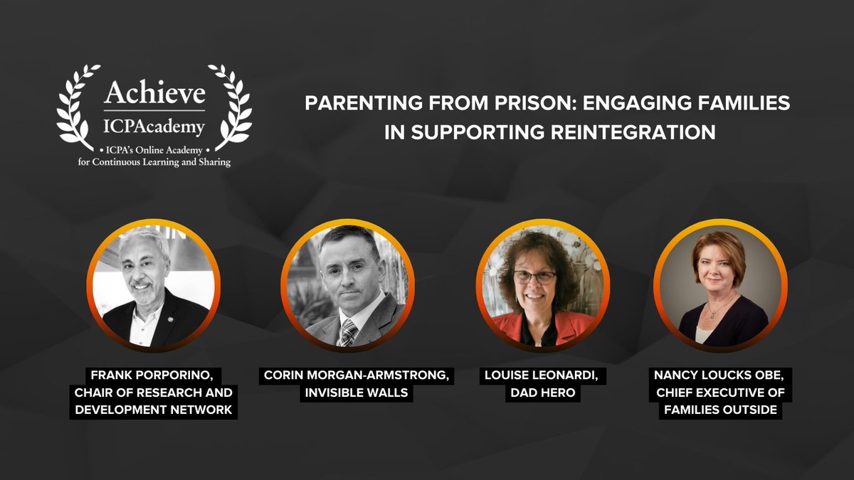 ⏰ Time is running out to register for ICPA’s exclusive, member-only Learning Academy! Don't miss this opportunity to delve into the critical challenge of parenting and family connections in #prison and on #release. Register now: bit.ly/3MpACBS!#Corre…