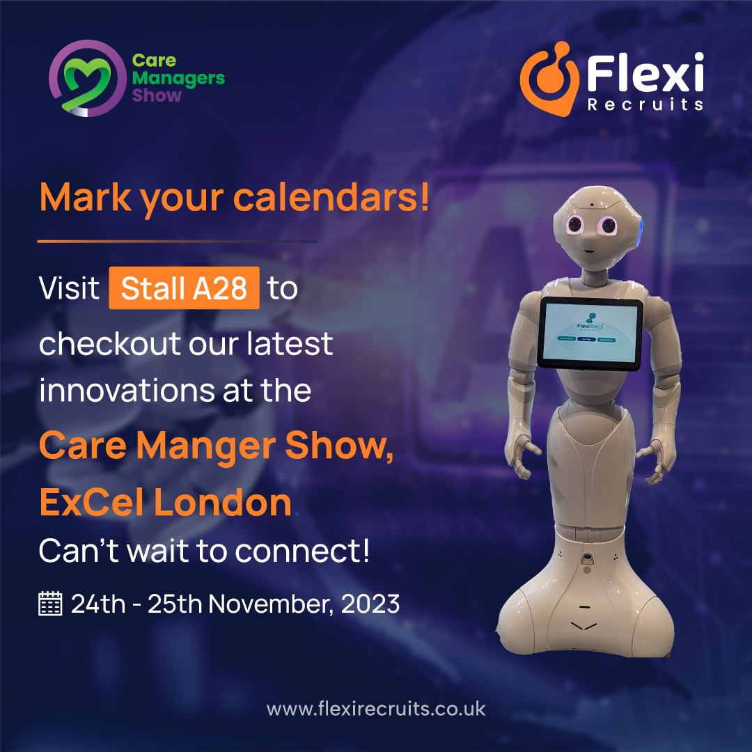 flexi_recruits's tweet image. Guess who&apos;s turning heads at the Care Manager Show, ExCeL London? 
Visit Stall A28
November 24–25!
.
.
.
.
#FlexiRecruits #caremanagershow #careshow2023 #healthcare #HealthCareShow #healthcareshow2023 #unitedkingdom #HealthcareInnovation #ExCeLLondon #healthcareindustry