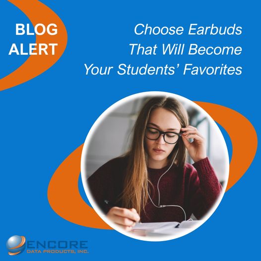 EncoreDataProd's tweet image. BLOG ALERT: From price and comfort to durability and cleanliness, we've got all the bases covered to find those perfect earbuds that will make both students and teachers happy! READ encoredataproducts.com/news/choose-ea…