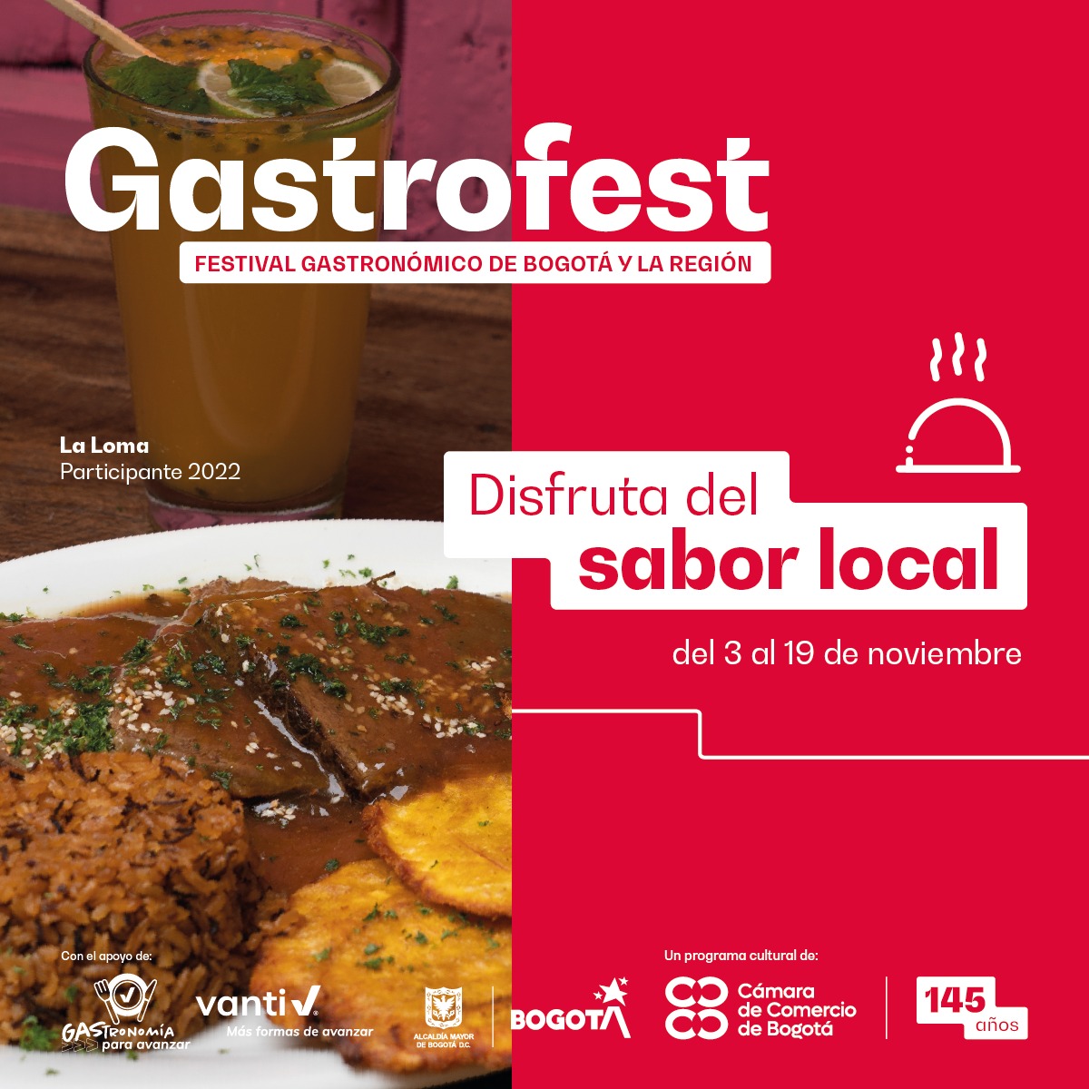 ¡Te invito al Gastrofest! No te pierdas la oportunidad de vivir una experiencia gastronómica y culinaria única. Consulta más información: bit.ly/40lS4Ne