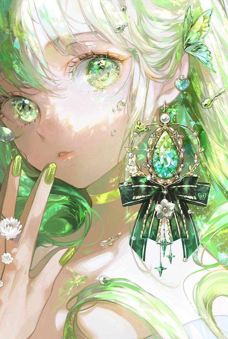 「emerald」|Hyatsu / fevercellのイラスト